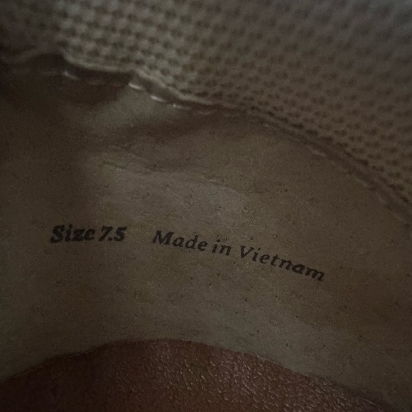 Dolce Vita Platform Sneakers Size 7.5 Beige Canvas Tan Suede Casual shoes - Picture 2 of 10